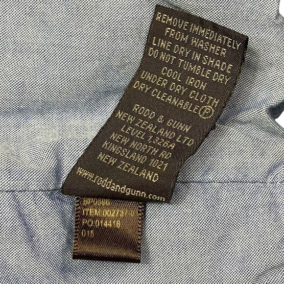 Rodd & Gunn Armitage Jacket Mens S Blue Canvas Moto Biker Faded Utility Casual - Picture 10 of 13